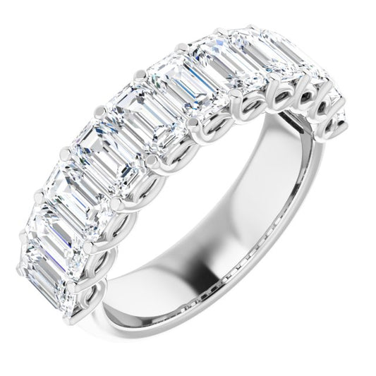 14K White 4 CTW Diamond Anniversary Band