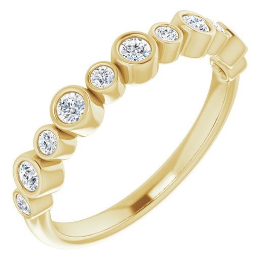 14K Yellow 1/3 CTW Diamond Ring