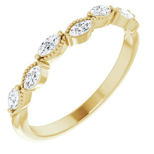 14K Yellow 1/3 CTW Diamond Anniversary Band