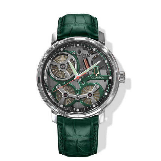 Electrostatic Spaceview in Green Watch